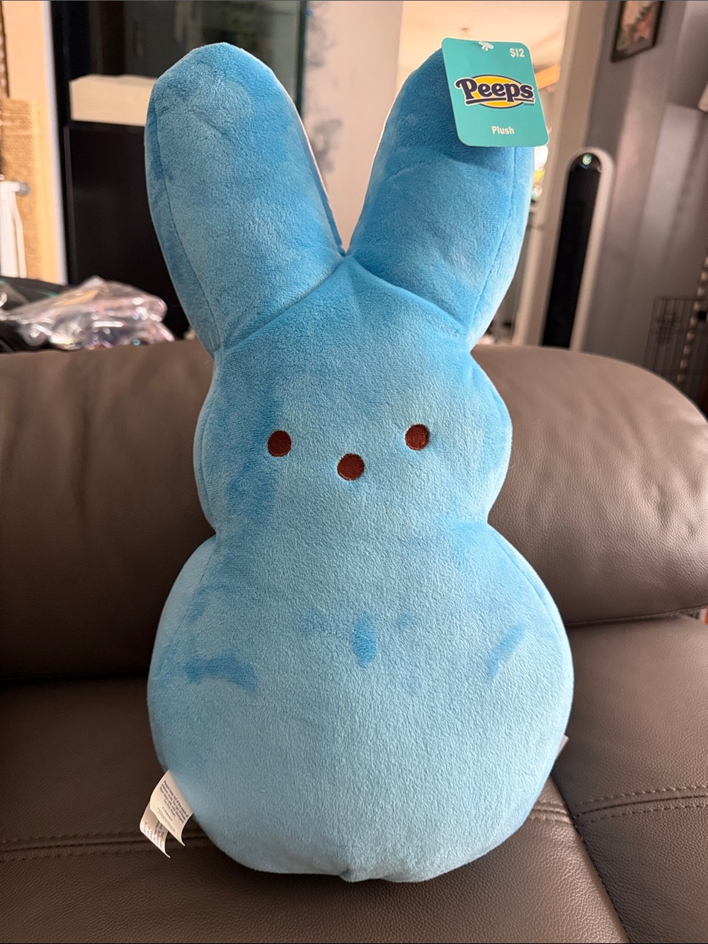 Blue Peeps Bunny Plush - Easter Plush - 18”